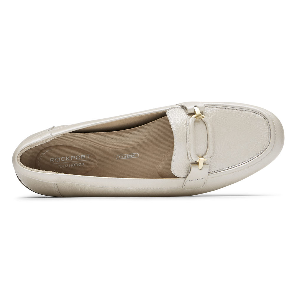 Mocassins Rockport Mulher Branco - Total Motion Circle Driver - 23609ZAHE